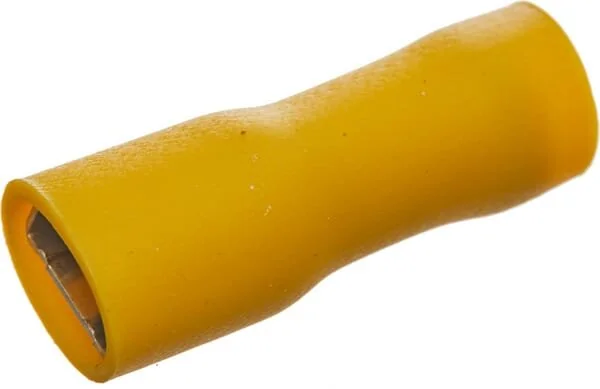 Kramp - LA9380CKR - Terminale a lama femmina, giallo, 4-6mm² 6.4x0.8mm (50x)
