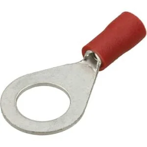 Kramp - LA9385CKR - Connettore ad anello, rosso, 0.5-1mm² (100x)