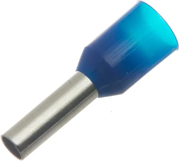Kramp - LA9540CKR - Cappuccio terminale per cavo blu, 2.5mm² (100x)