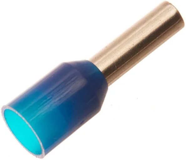Kramp - LA9540CKR - Cappuccio terminale per cavo blu, 2.5mm² (100x)