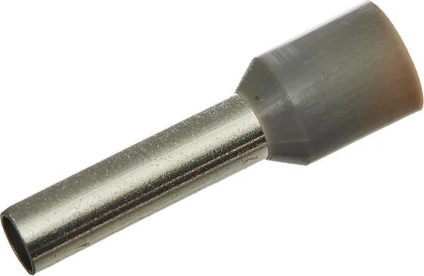 Kramp - LA9545CKR - Cappuccio terminale per cavo grigio, 4mm² (100x)