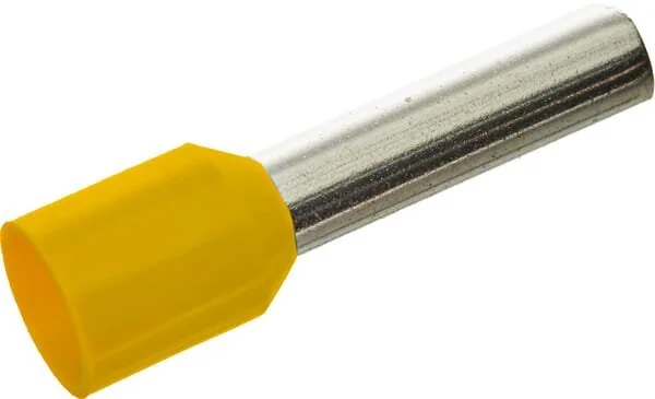 Kramp - LA9550CKR - Cappuccio terminale per cavo giallo, 6mm² (100x)