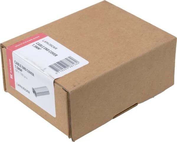 Kramp - LA9635CKR - Cappuccio terminale per cavo 1.5mm² (100x)