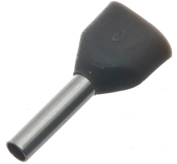 Kramp - LA9725CKR - Cappuccio terminale per cavo grigio, 0.8mm² (100x)