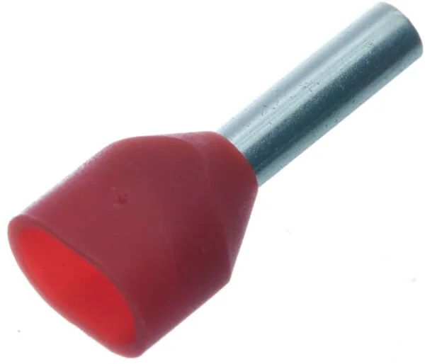Kramp - LA9730CKR - Cappuccio terminale per cavo rosso, 1mm² (100x)