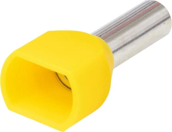 Kramp - LA9750CKR - Cappuccio terminale per cavo giallo, 6mm² (50x)