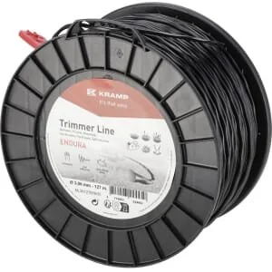 Kramp - NL30127ERKR - Filo decespugliatore diametro 3.0x127m, Oval Twist, Black, Endura