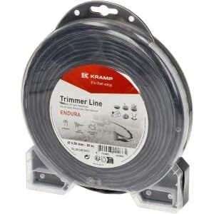 Kramp - NL3538ERKR - Filo decespugliatore diametro 3.5x35m, Oval Twist, Black, Endura