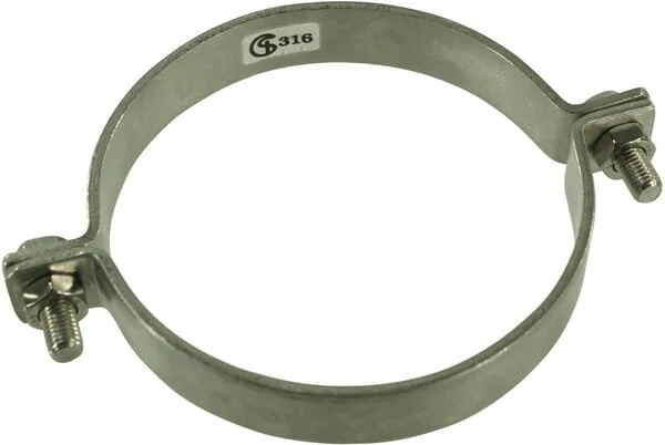 Kramp - PBS114RVS - Set di staffe per tubo S.S. 114.3mm