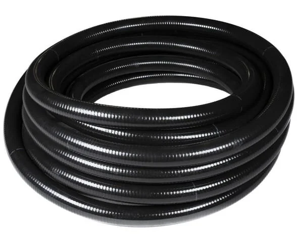 Kramp - SL544076 - Tubo nero PVC/BUNA 76mm