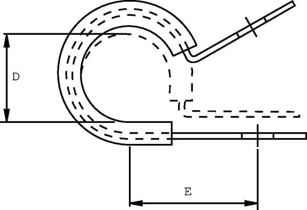 Kramp - SMSL38 - Fascetta per tubo 38mm