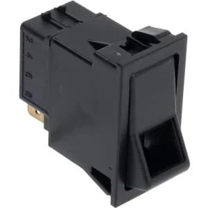 Kramp - SW10061KR - Interruttore a bilanciere, II+I-0, Off-On-On, 5-Pin, illuminazione di funzione, con lampadina