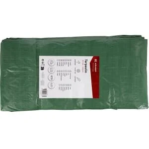 Kramp - T8001200100KR - Telo in plastica 8 x 12 m 100 g/m²