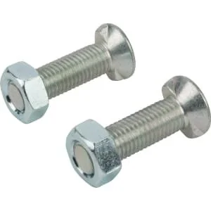 Kramp - TB20121 - Confezione di bulloni 2x 2N e dadi