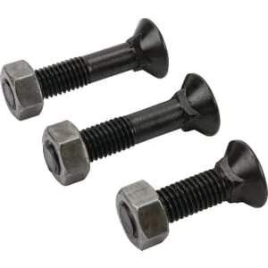 Kramp - TB30206 - Confezione di bulloni 2x M12x60 VK+Dadi