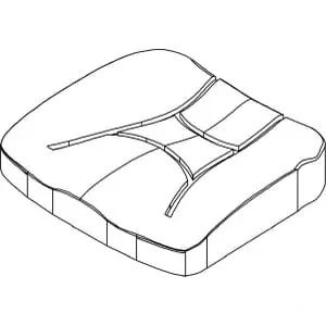 Kramp - TS60066KR - Cuscino sedile