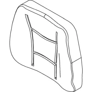 Kramp - TS90065KR - Cuscino schienale