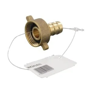 Kramp - WK34101L - Raccordo portagomma 1/2 pollici con tappo a vite 3/4 pollici femmina