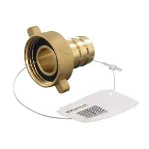 Kramp - WK34102L - Raccordo portagomma 3/4 pollici con tappo a vite 1 pollice femmina