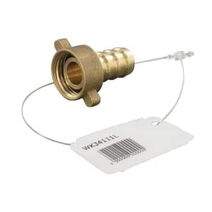 Kramp - WK34111L - Raccordo portagomma 1/2 pollici con tappo a vite 1/2 pollici femmina