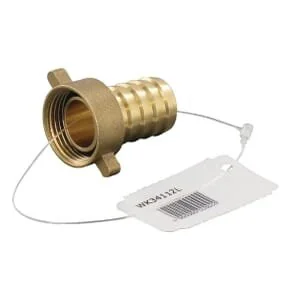 Kramp - WK34112L - Raccordo portagomma 3/4 pollici con tappo a vite 3/4 pollici femmina