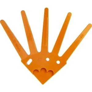 Kult - KFH212 - Disco sarchiatore a dito 1/4 Part, MINi-MAXI 540mm Orange, morbido