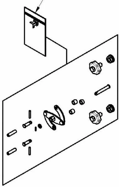 Kverneland - A152385830 - Kit per staffa raschietto