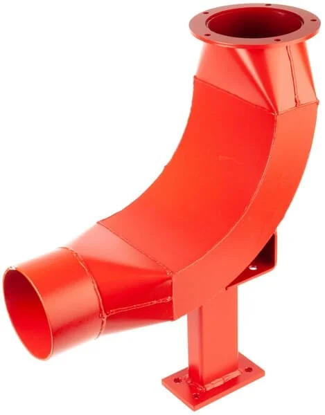Kverneland - AC488982 - Gomito tubo di alimentazione (135) rosso