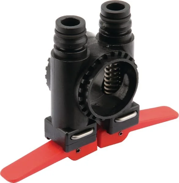Kverneland Rau - RG00034622 - Valvola di uscita doppia rossa Rau