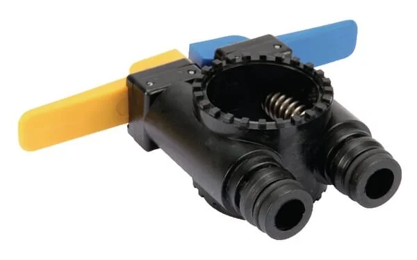 Kverneland Rau - RG00047310 - Valvola di uscita gialla/blu Rau