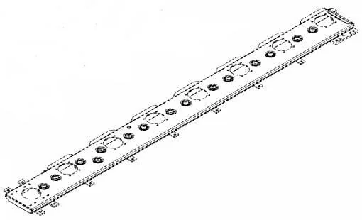 Kverneland Taarup - KT5515900086 - Barra falciante 6 dischi