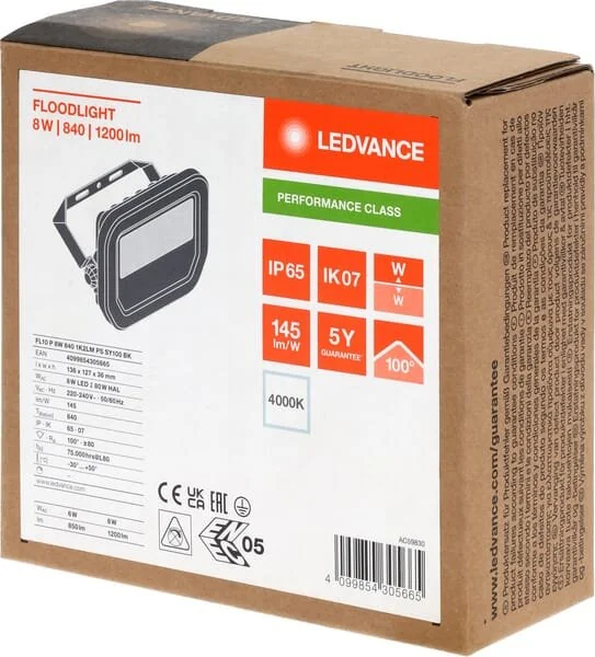 Ledvance - LVFL10840B65G4 - Faro 8W 4000K