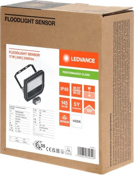 Ledvance - LVFL20840SBKG4 - Faro 17W 4000K sensore