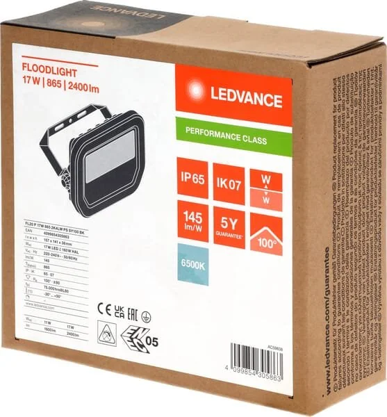 Ledvance - LVFL20865B65G4 - Faro 17W 6500K