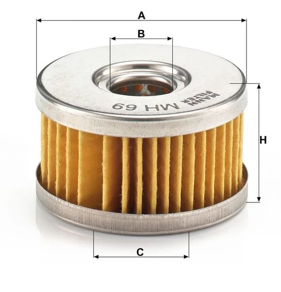 Mann Filter - MH69 - Filtro olio