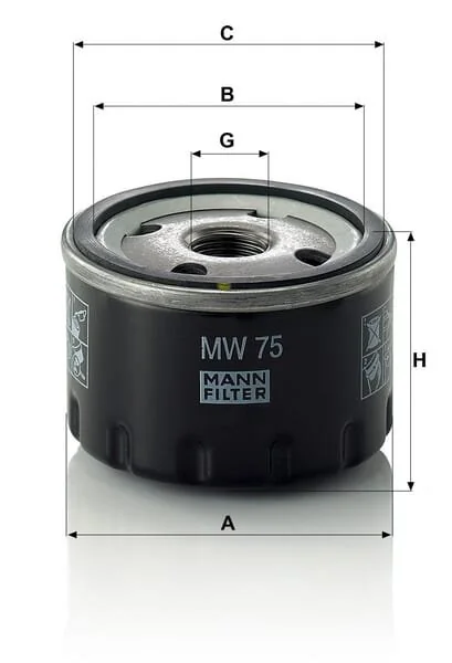 Mann Filter - MW75 - Filtro olio