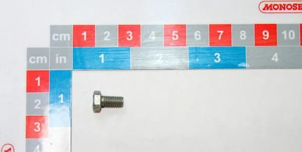 Monosem - 30500060 - Bullone a testa esagonale DIN933 acciaio zincato