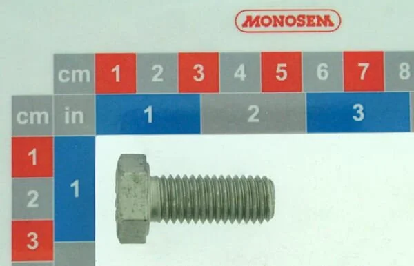 Monosem - 30502047 - Bullone a testa esagonale DIN933 acciaio zincato