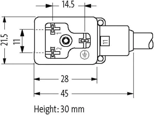 MURR ELEKTRONIK - 11021MSUDB16261000 - Spina 11mm con cavo