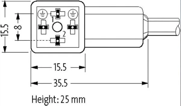 MURR ELEKTRONIK - 80021MSUDC - Set cavi connettore valvola