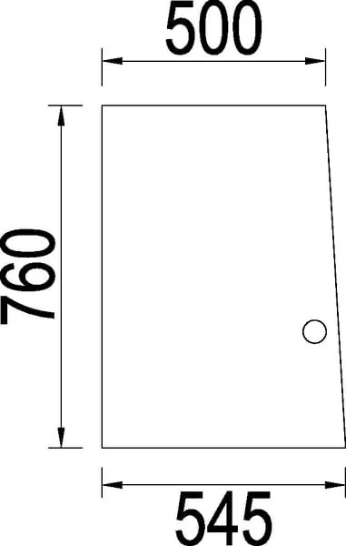 New Holland - 3217771R1 - Vetro posteriore scorrevole