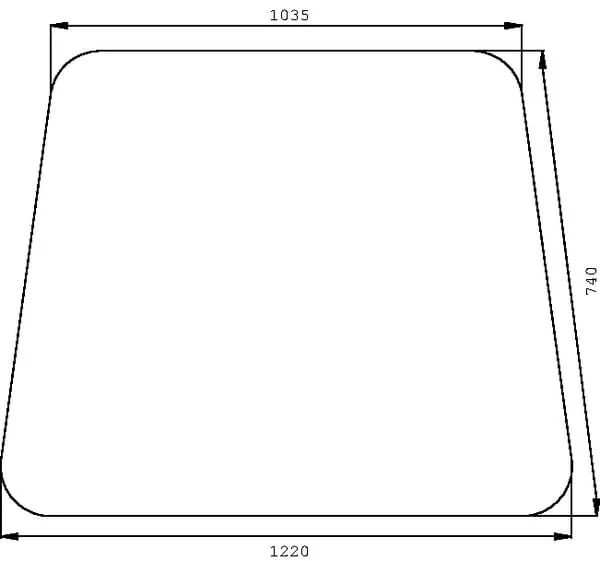 New Holland - K262895 - Parabrezza