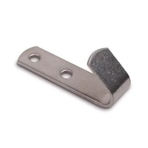 Non Original - PL10732 - Gancio per telone, INOX L= 60mm, W= 15mm, Distanza fori: 20mm