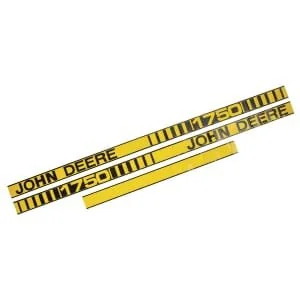 Non Original - TR1750JD - Set di adesivi "John Deere 1750"