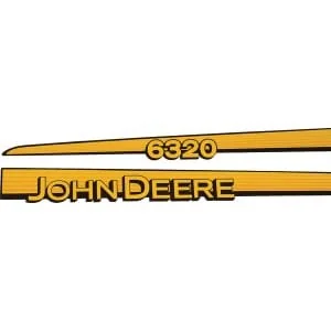 Non Original - TR6320JD - Set di adesivi "John Deere 6320"