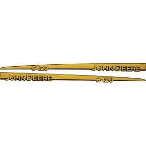 Non Original - TR6420JD - Set di adesivi "John Deere 6420"