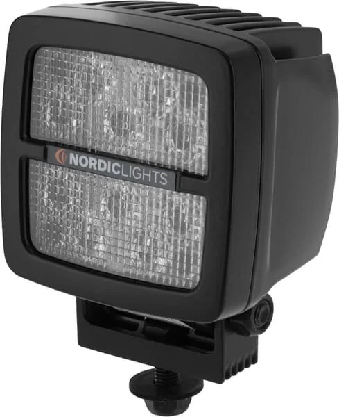 Nordic Lights - 984145 - Faro lavoro LED, 41W, 4200lm, quadrato, 12/, da avvitare, Deutsch 2-pin, diffuso, 10 LED, Scorpius N4402 By