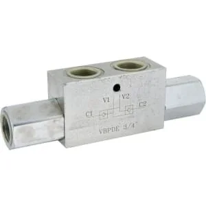 Oleodinamica Marchesini - C056V0040 - VBPDE Valvola di controllo a comando doppio, G 3/4 pollici