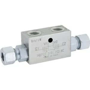 Oleodinamica Marchesini - C056V0110 - Valvola di controllo a comando doppio VBPDE - 2, 3/8 pollici G - M 18 x 1,5 12 L