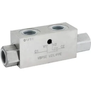 Oleodinamica Marchesini - C056V0240 - Valvola di ritegno azionata VBPSE, G1/2 pollici